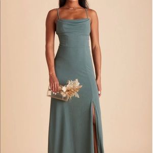 Birdy Grey Ash Crepe Dress Sea Glass Green Medium